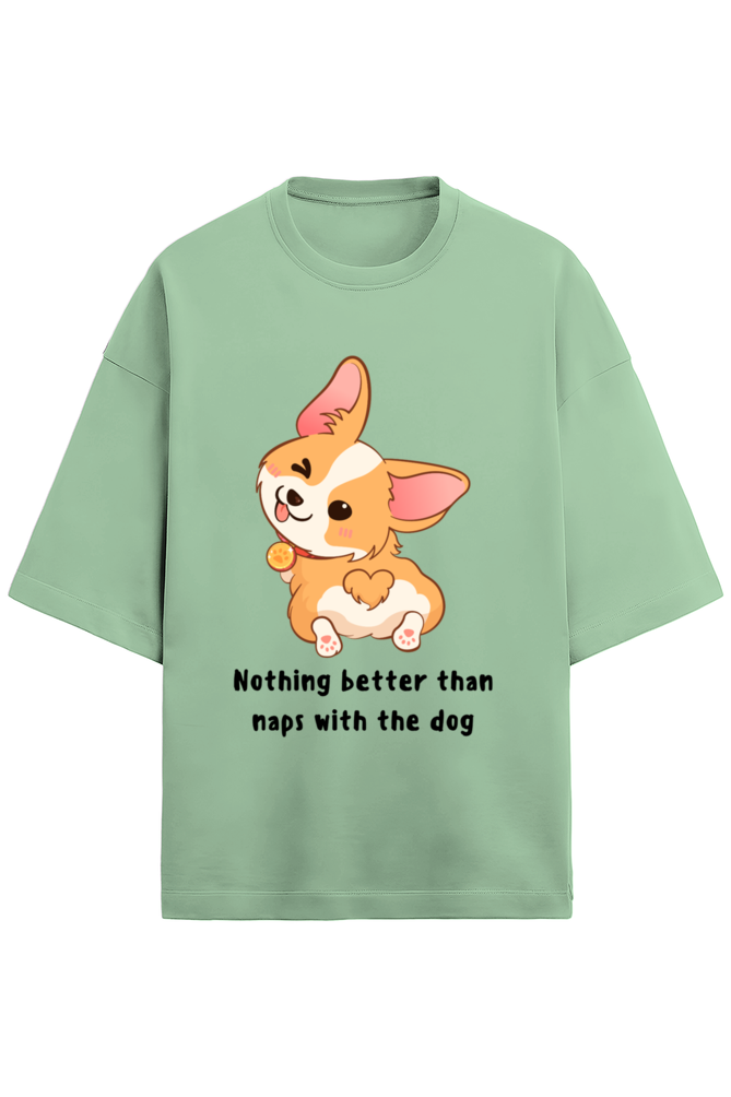 Jade Oversized Dog Printed T-shirt