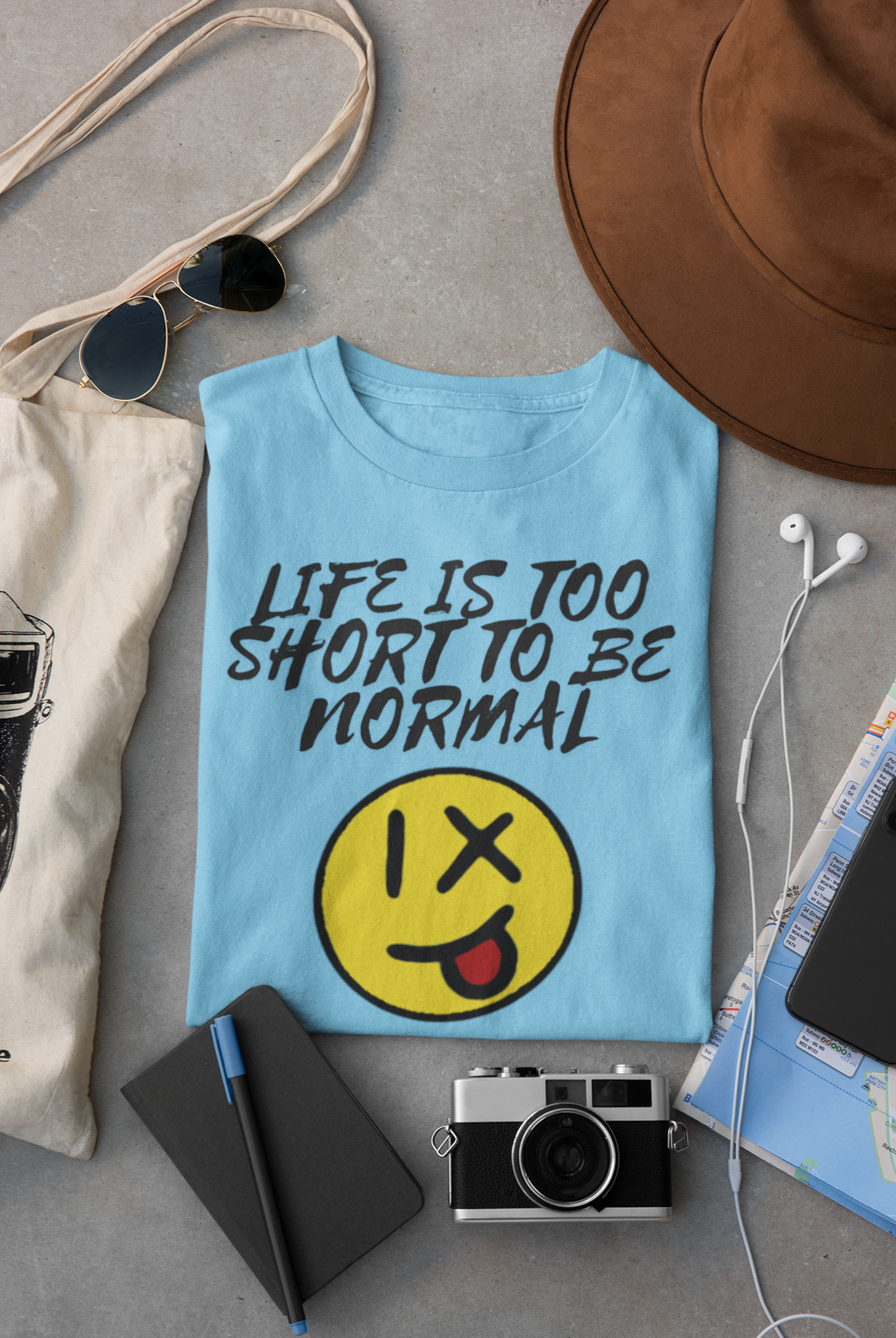 Blue Life is Short T-shirt