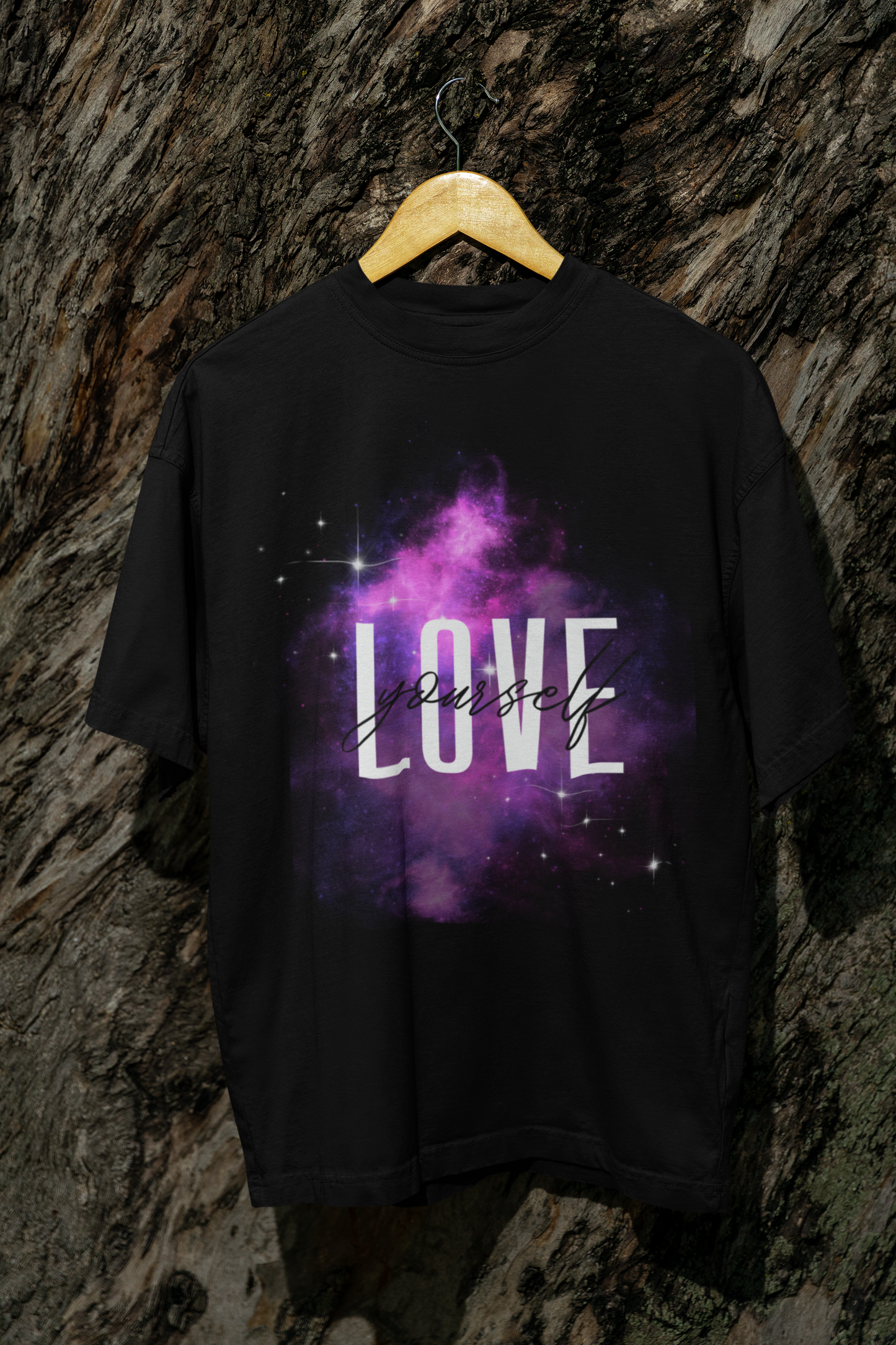 Black Oversized Love Yourself T-Shirt