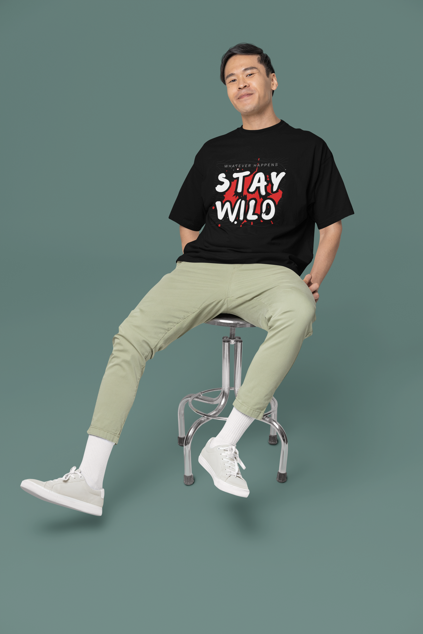 Black Stay Wild T-Shirt