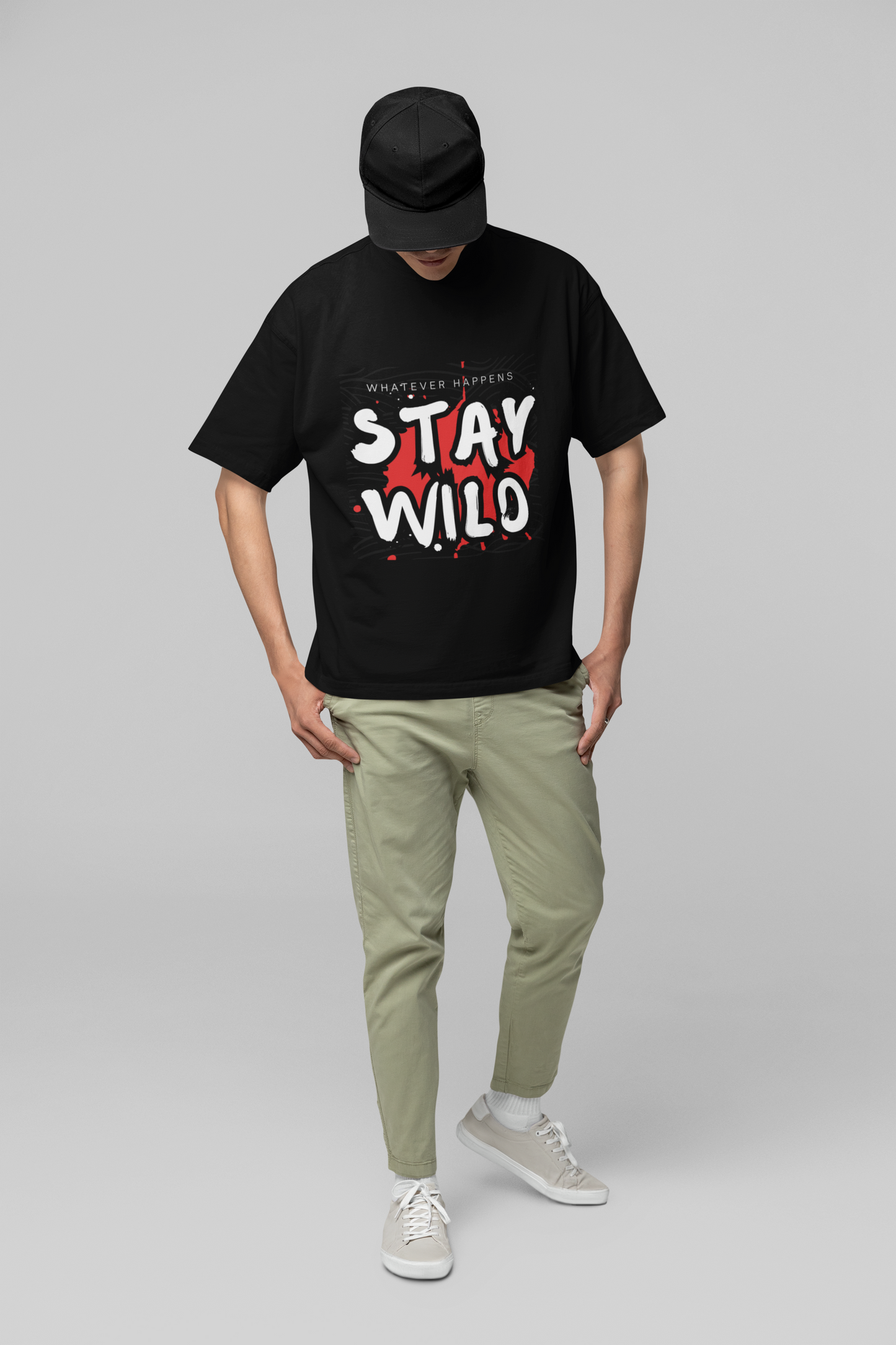 Black Stay Wild T-Shirt