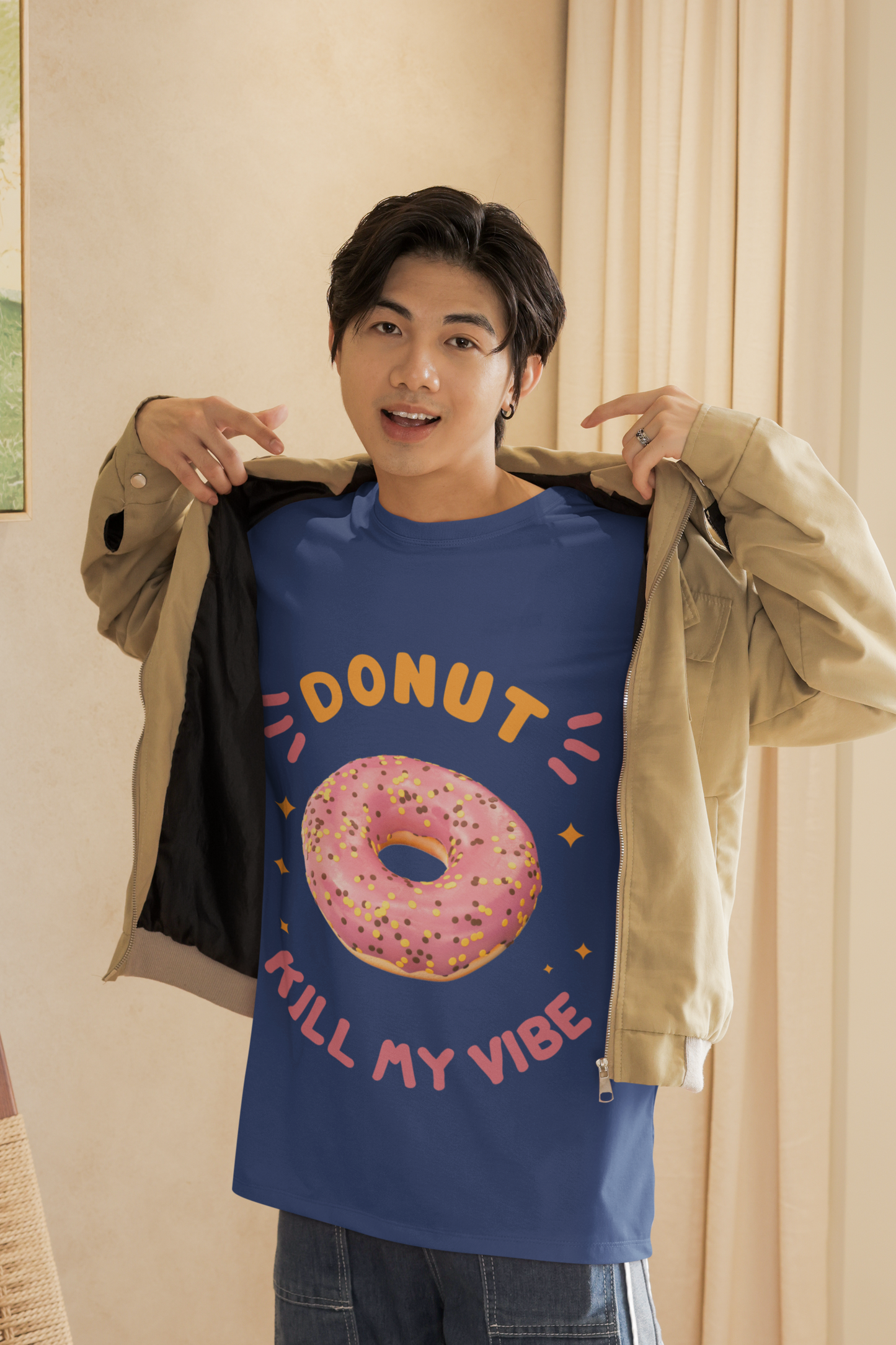 Blue Donut Kill My Vibe T-Shirt