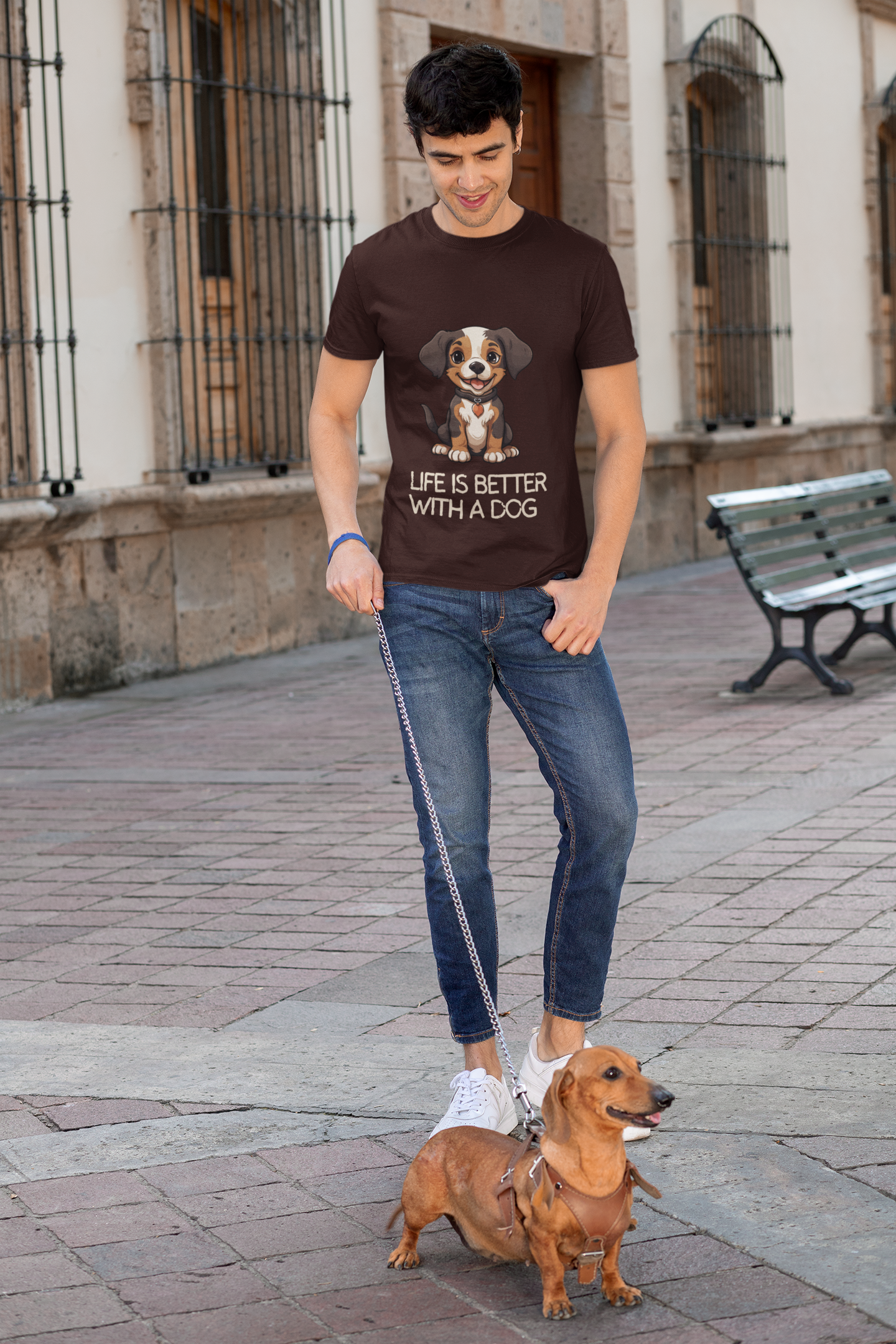 Brown Dog Lover T-shirt