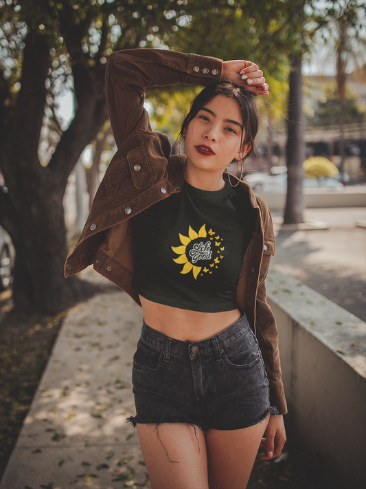 Black Life is Good Crop Top