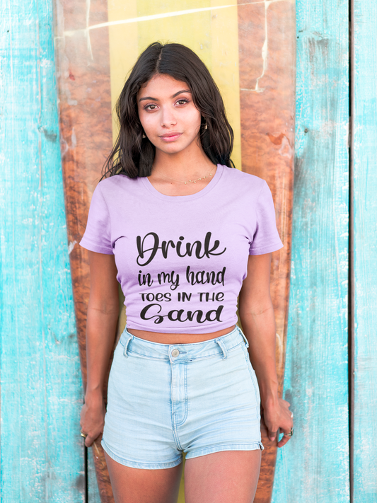 Lavender Beach Crop Top