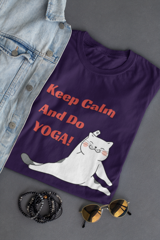 Purple Yoga Oversized Tshirt