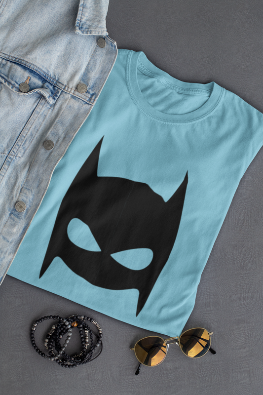 Ice Blue Batman Terry Oversized T-shirt