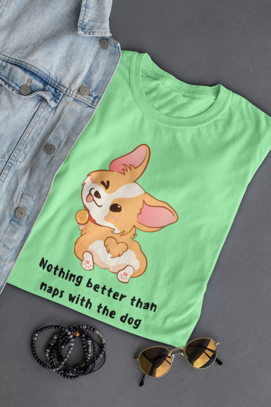 Jade Oversized Dog Printed T-shirt