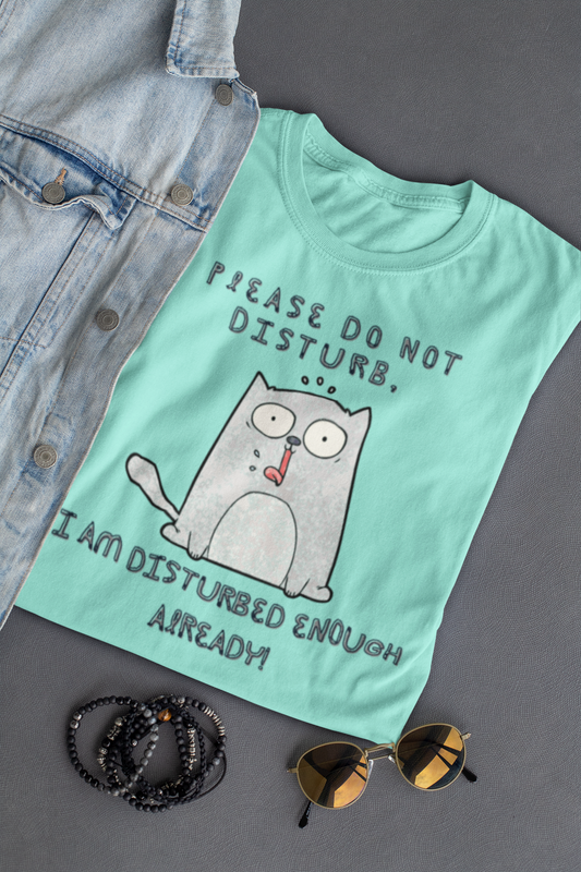Mint Oversized Do Not Disturb T-shirt