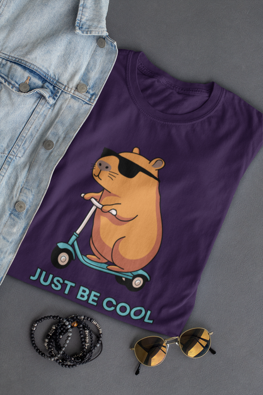 Purple Unisex Oversized Classic T-Shirt