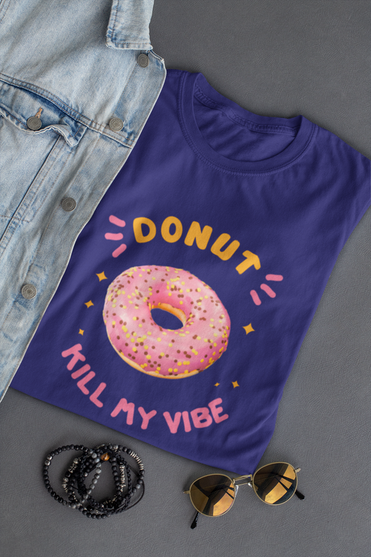 Blue Donut Kill My Vibe T-Shirt