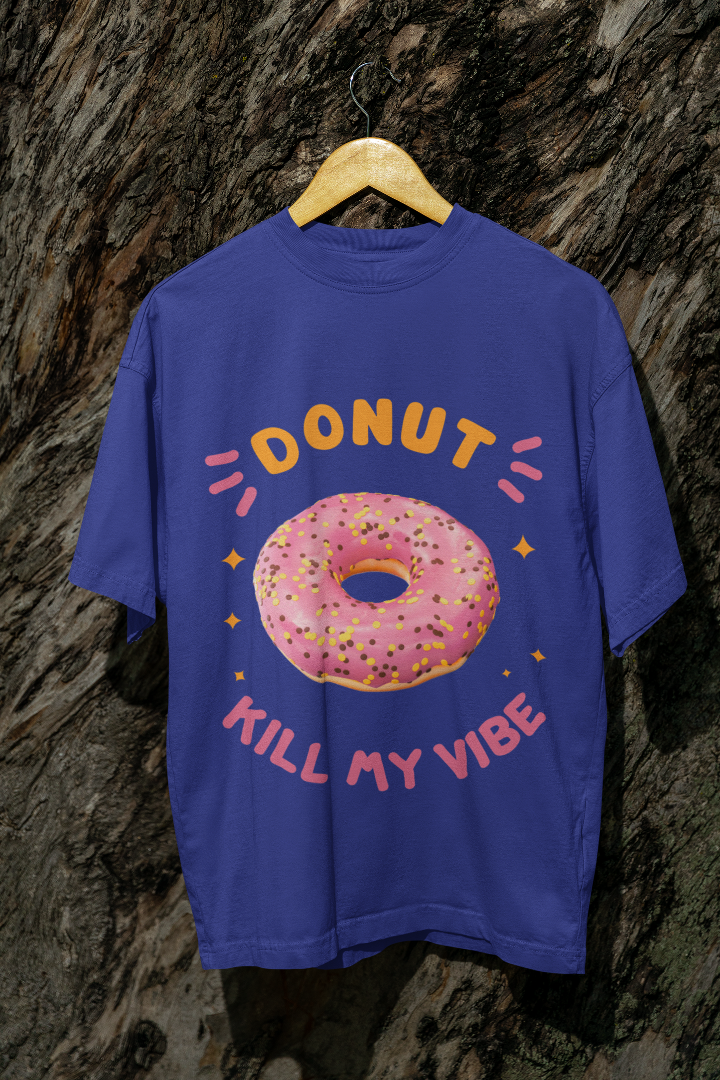 Blue Donut Kill My Vibe T-Shirt