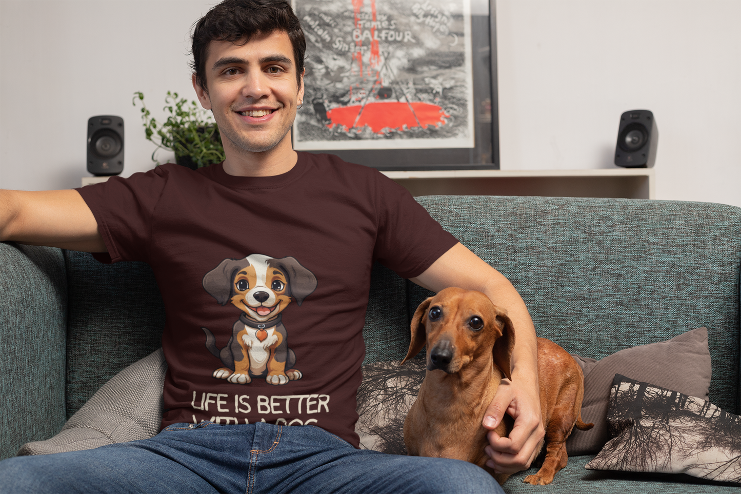 Brown Dog Lover T-shirt