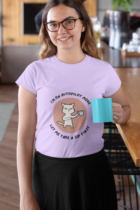 Lavender Coffee and Sarcasm Women's T-Shirt