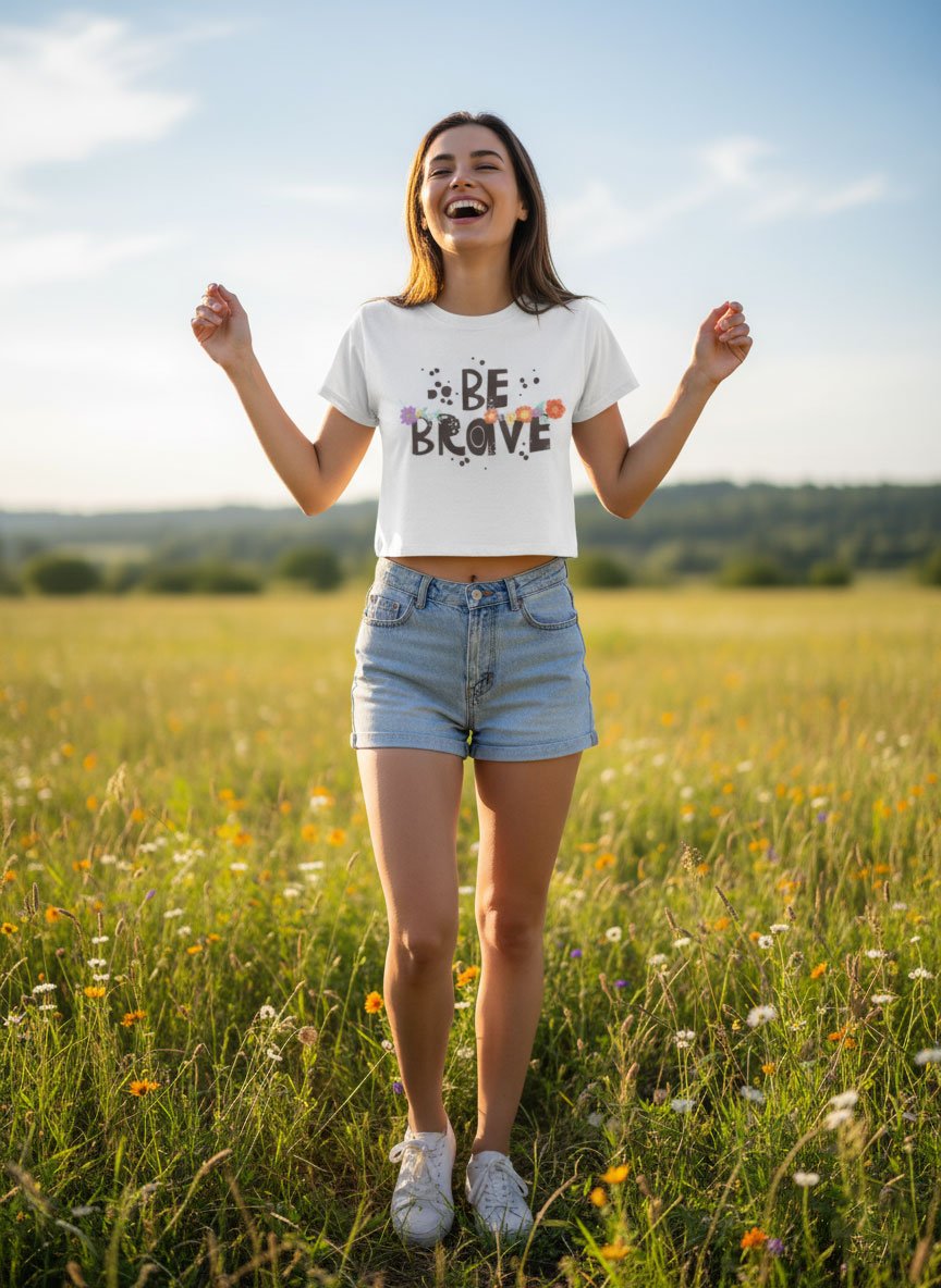 Be Brave | Vichitra Crop tops - Image 2