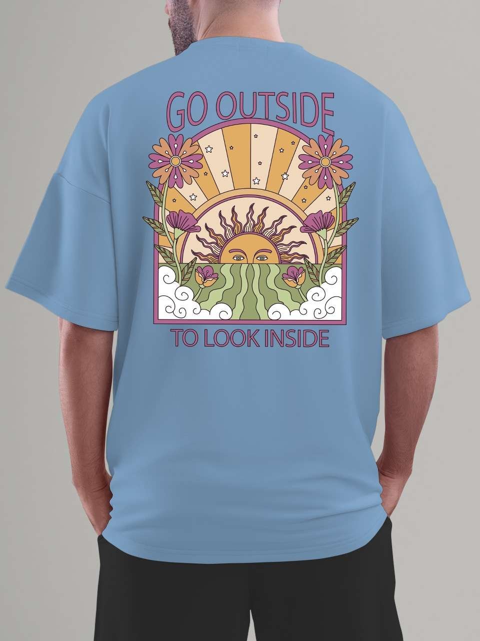 Go outside | Vichitra Oversized T-Shirts Collection - Image 2