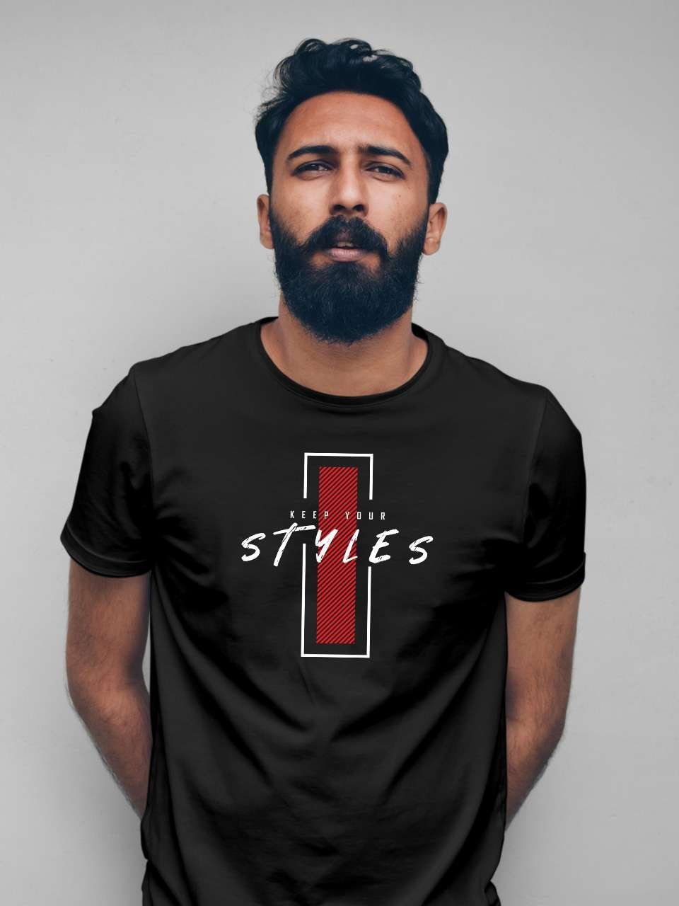 Styles | Vichitra T-Shirts | Men Round Neak T-Shirts - Image 2
