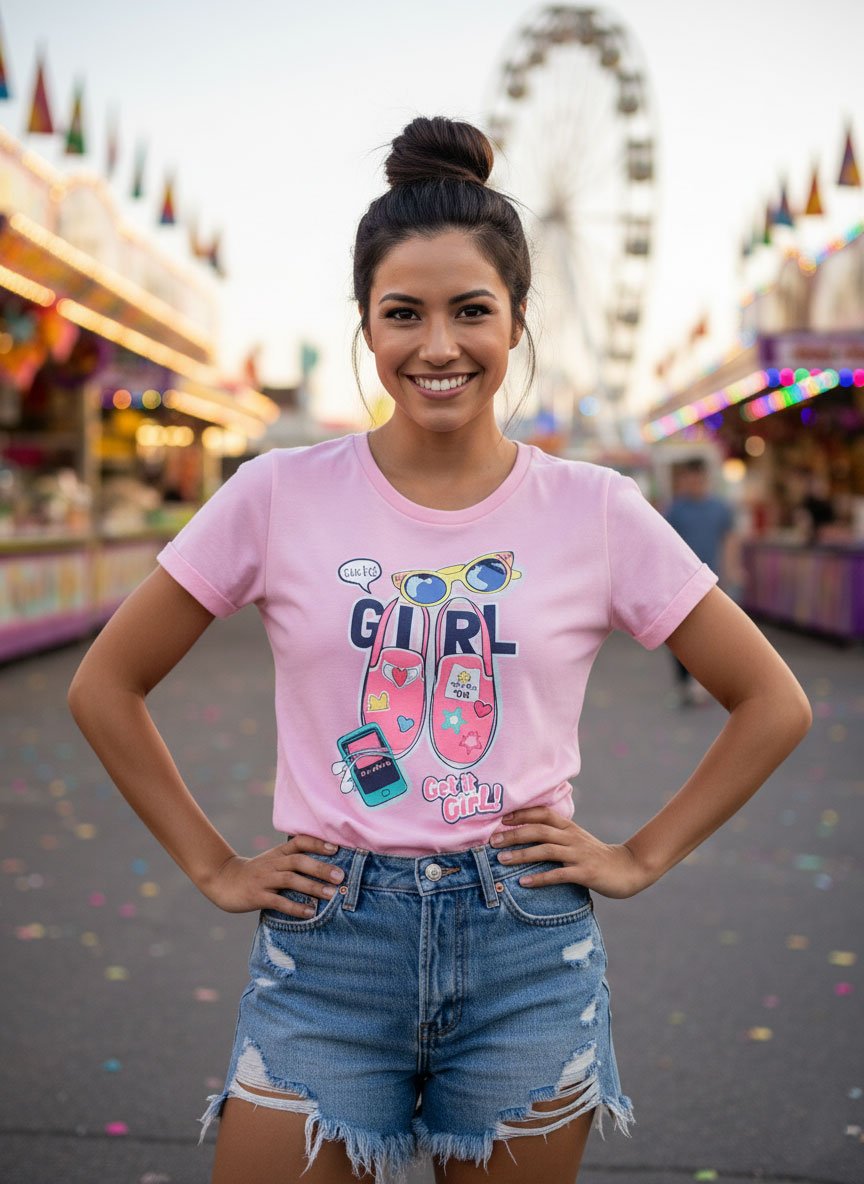 Girl | Women Round Neak Vichitra T-Shirt