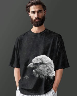 Eagle Graphic T-Shirt Freedom Streetwear Style Vichitra