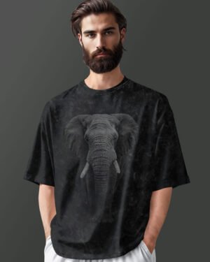Elephant Graphic Tee Artistic Streetwear Style Vichitra