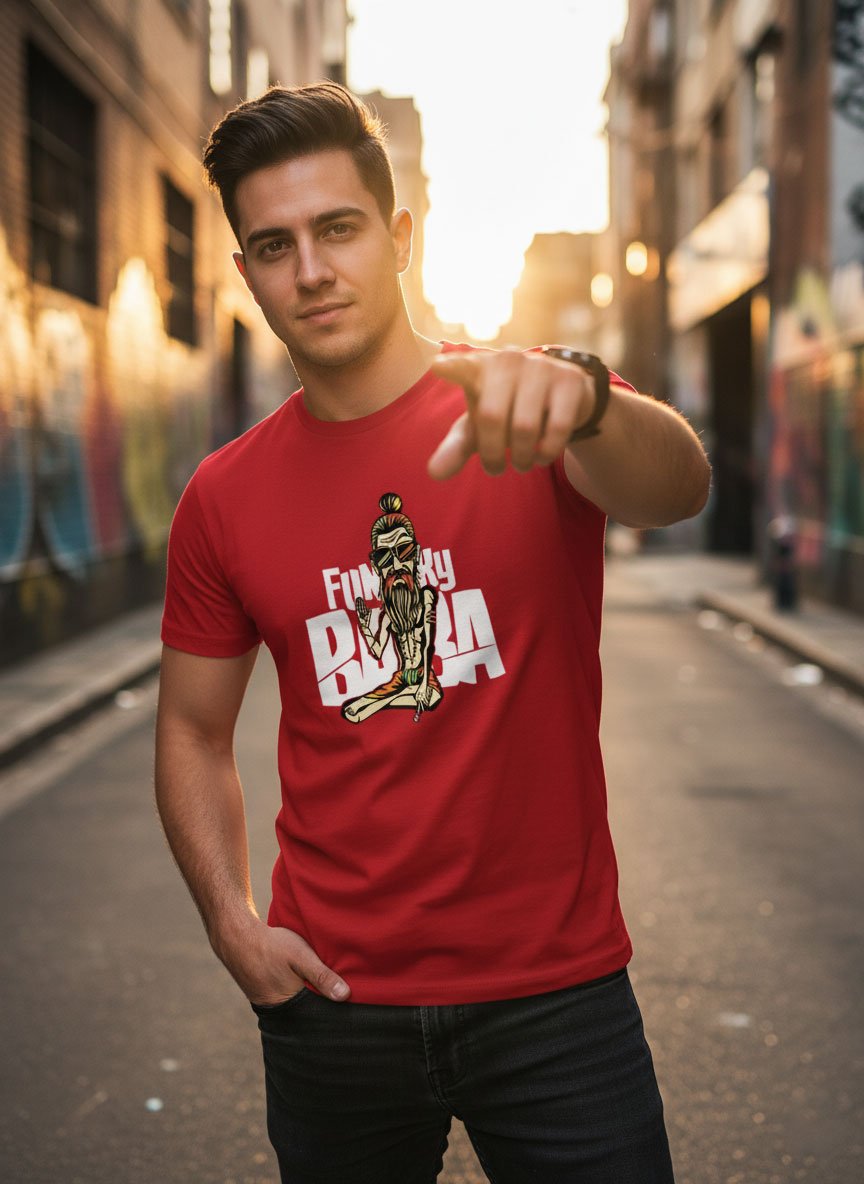 Funky Baba | Vichitra | Men Round Neak T-Shirts
