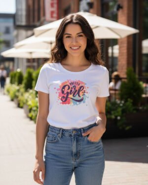 Pretty Girl | Vichitraa T-Shirts | Women Round Neak T-Shirt