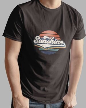 Sunshine T-Shirt | Vichitraa T-Shirts | Men Round Neak T-Shirts