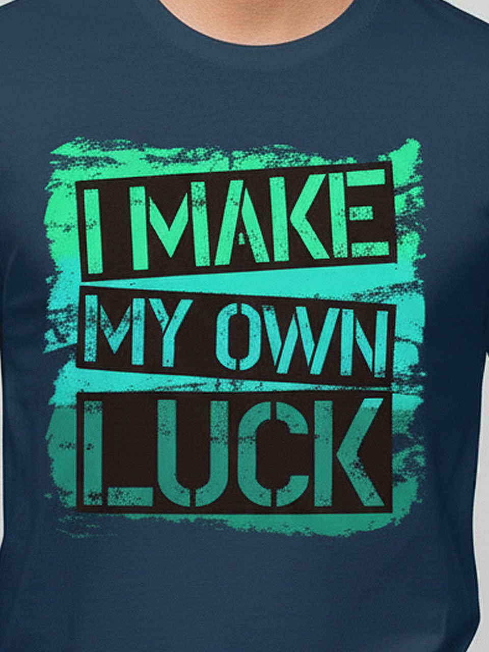 I Make My Own Luck | Vichitraa T-Shirts | Men Round Neak T-Shirts - Image 3