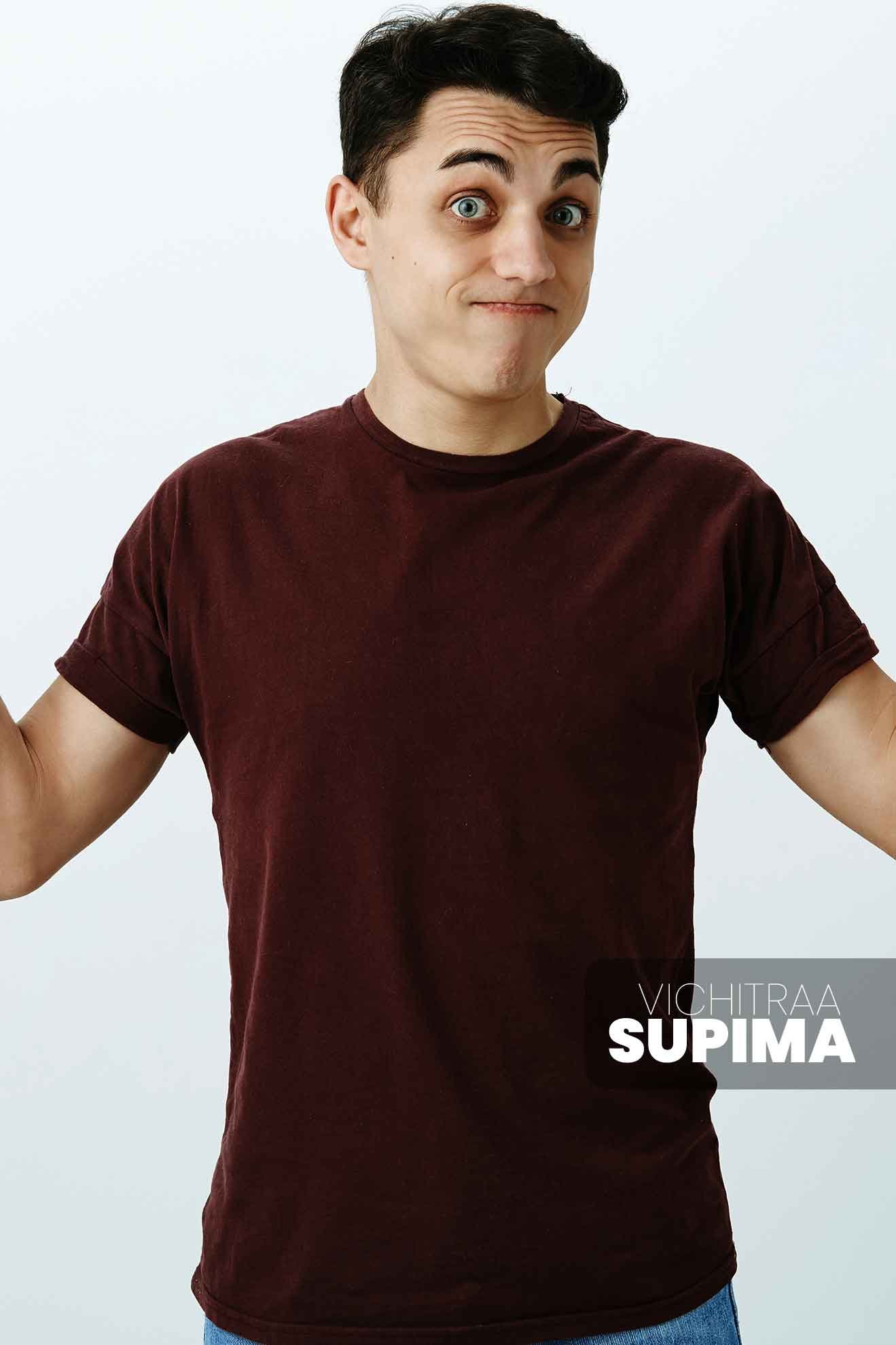 Men’s Magenta Supima Cotton T-Shirt – Bold, Vibrant & Long-Lasting