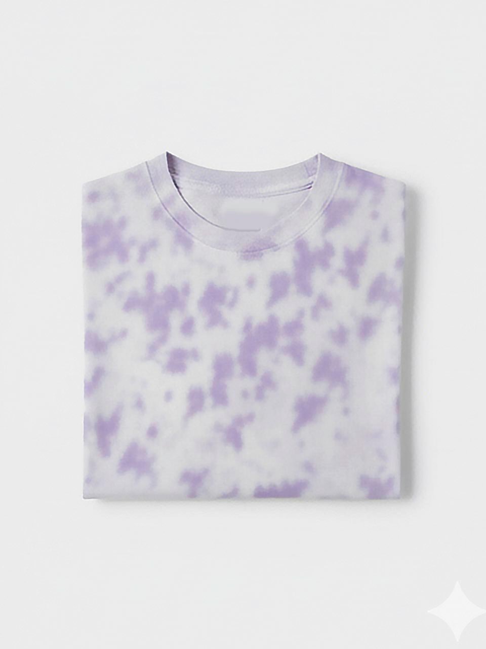 Pastel Dream | Lavender – White | Men’s Tie Dye Oversized T-Shirt - Image 5
