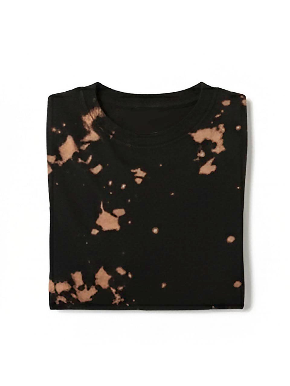 Earthy Tone | Brown - Black | Men's Tie Dye Oversized T-Shirt - Image 4