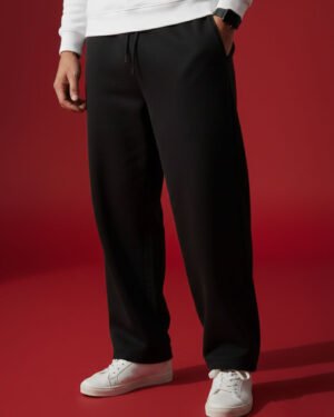 Black Loose-Fit Sweat Pant