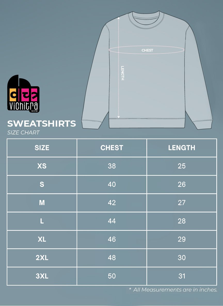 Vichitra Heart Embroidered Men's Sweatshirt | White - Image 4